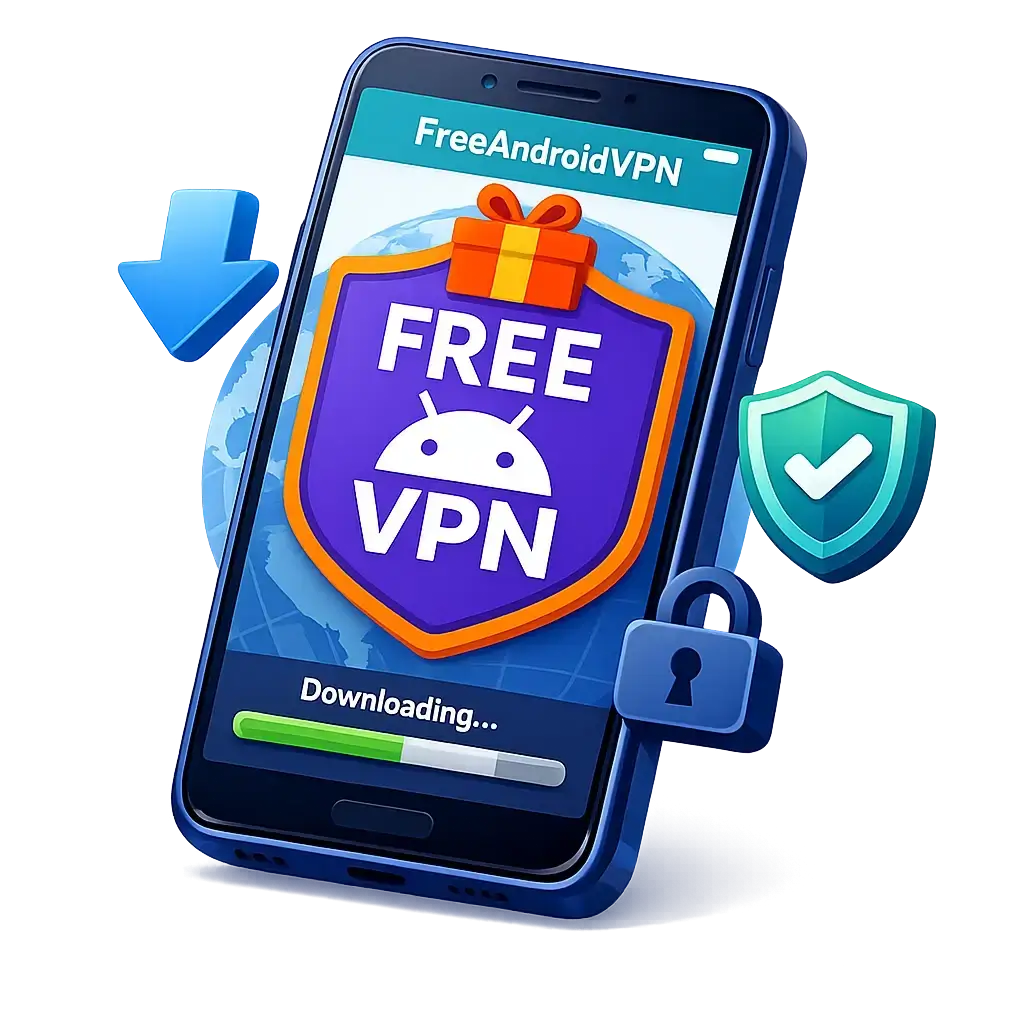 Download Free Android VPN illustration