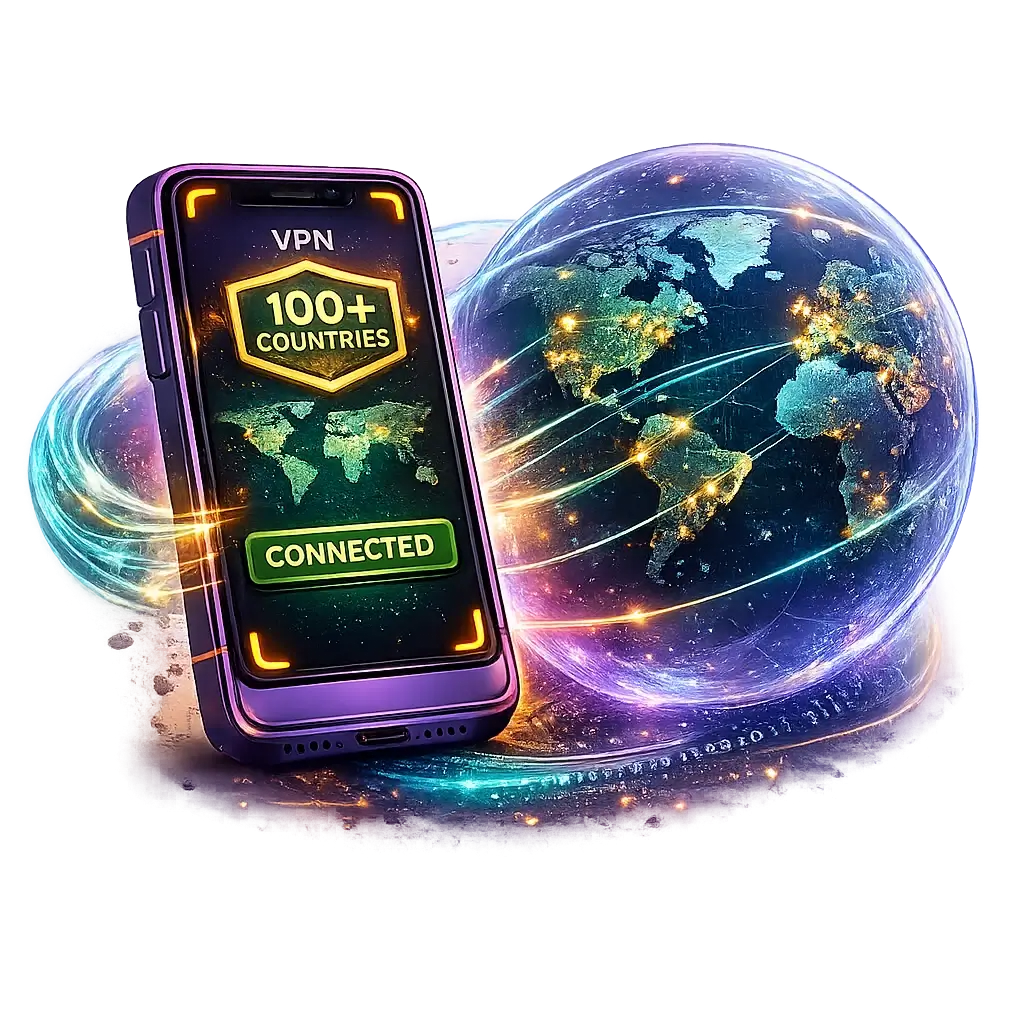 100+ worldwide VPN server locations