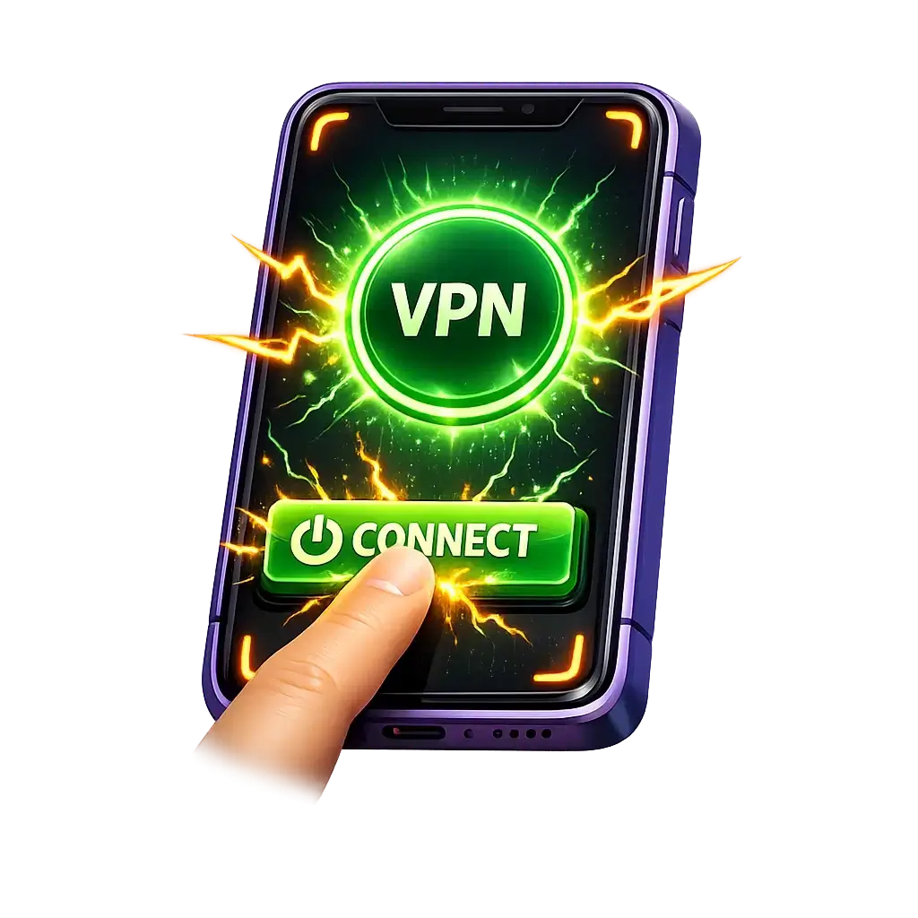 One-tap secure VPN connection feature