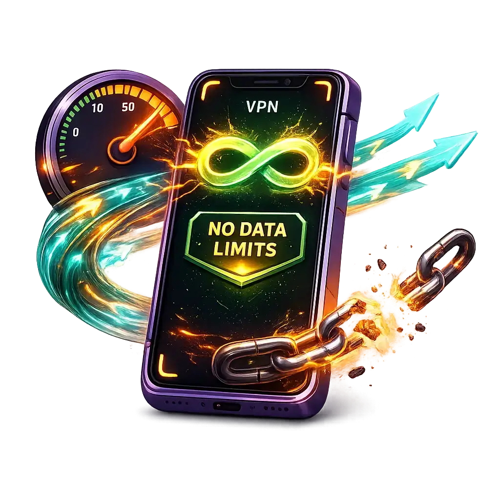 Unlimited VPN bandwidth feature