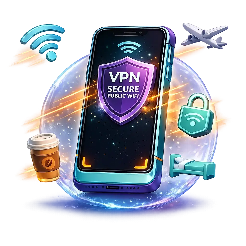 Secure public WiFi in Canada with free VPN encryption