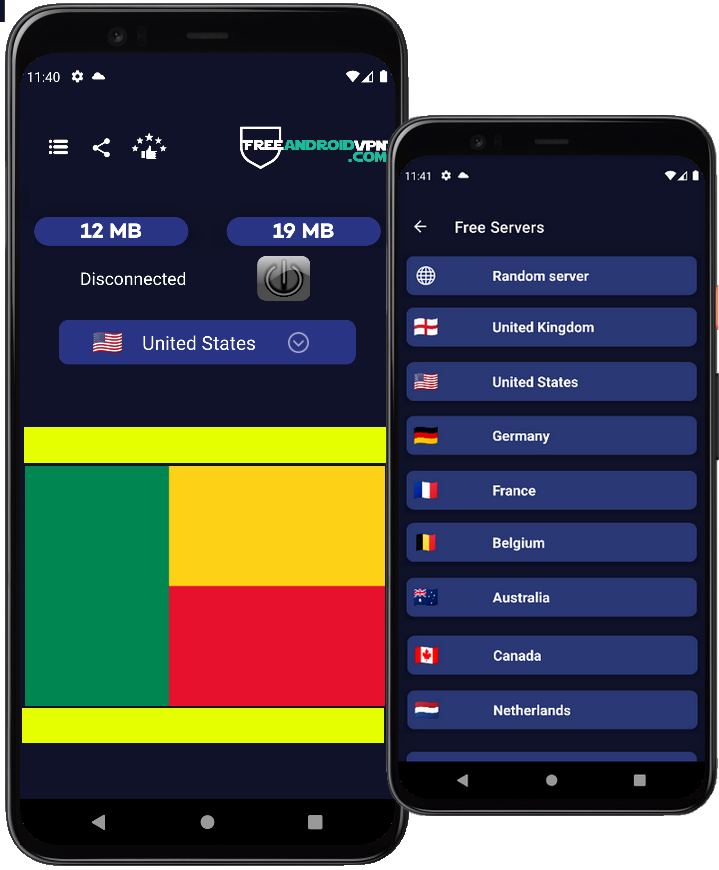 Free Benin VPN for Android