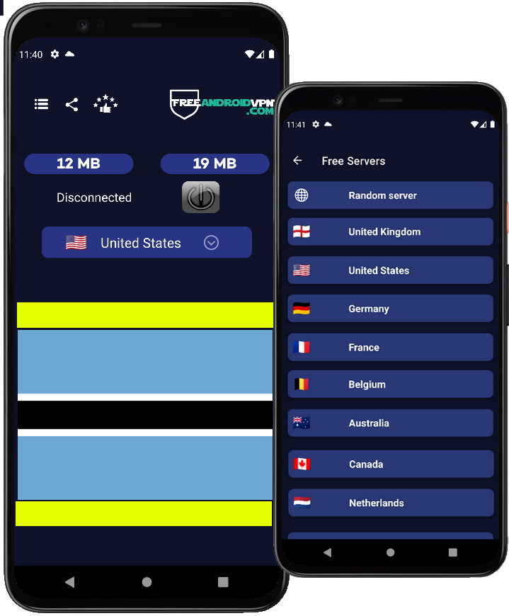 Free Botswana VPN for Android