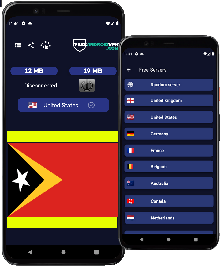 Free East Timor VPN for Android