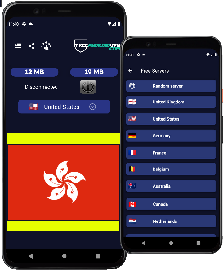 Free Hong Kong VPN for Android